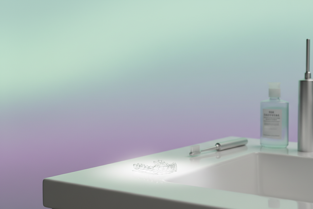 How to Keep Invisalign Clean After Eating (When You Can’t Brush)